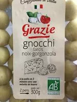 入っている砂糖の量 Gnocchis farcis Noix-Gorgonzola