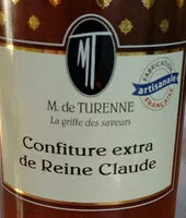 Cantidad de azúcar en confiture extra de reine-claude