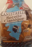 Amount of sugar in Canistrelli nature