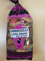 Amount of sugar in Canistrelli au vin blanc