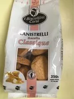 Sucre et nutriments contenus dans I-biscuttini corsi