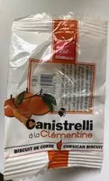 Quantité de sucre dans Canistrelli à la clementine