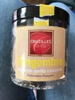 Zuckermenge drin Gingembre confit cristallisé