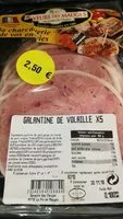 Quantité de sucre dans Galantine de volaille