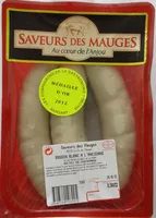 Quantité de sucre dans Boudin Blanc à l'ancienne