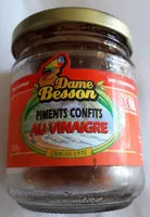 Sokerin määrä sisällä Piments Confits au vinaigre