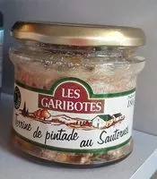 Quantité de sucre dans Terrine de pintade au sauternes