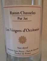 Sucre et nutriments contenus dans Les vergers d occitanie