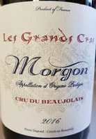 Quantité de sucre dans Morgon