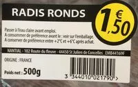 Suhkru kogus sees Radis ronds