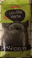 Suhkru kogus sees Lentilles Verte