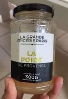 İçindeki şeker miktarı Préparation De Fruits Poire De Provence