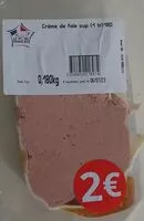 चीनी की मात्रा Crème de foie