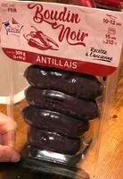 चीनी की मात्रा Boudin noir Antillais