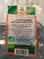 Zuckermenge drin Galettes de Mais nappées au Chocolat Noir