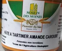İçindeki şeker miktarı Pâte à tartiner amande caroube