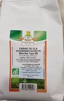 含糖量 Farine de blé Khorasan Kamut Blanche Type 65