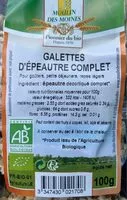 Quantité de sucre dans Galette d'epautre complet