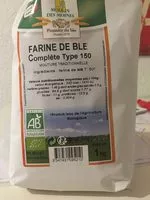 Cantidad de azúcar en Farine de blé Complète type 150