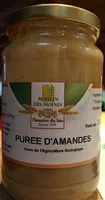 Jumlah gula yang masuk Purée d'amandes