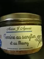 Sucre et nutriments contenus dans Conserves artisanales de tradition