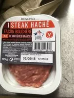İçindeki şeker miktarı Steak haché