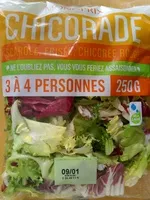 Quantité de sucre dans Chicorade Scarole, Frisée, Chicorée Rouge