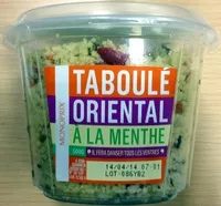 Quantité de sucre dans Taboulé oriental à la menthe