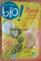 Zuckermenge drin Raviolis ricotta épinards aux œufs Bio
