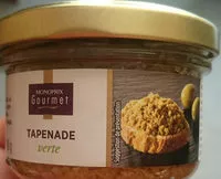 Sokerin määrä sisällä Tapenade verte