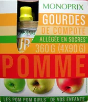 Gourdes de compote de pomme