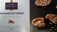 入っている砂糖の量 Croquant de Cordes, biscuits soufflés aux éclats d'amandes
