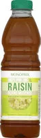 Jumlah gula yang masuk 100% Pur Jus Raisin Blanc Muscaté