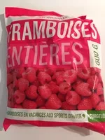 Количество сахара в Framboises entières, surgelées