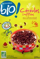 Cereales soufflees au chocolat bio