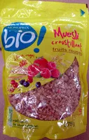 Sucre et nutriments contenus dans Monoprix bio