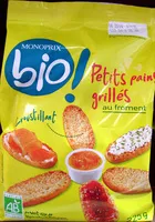 Suhkru kogus sees Petits pains grillés au froment Bio Monoprix