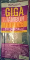 Количество сахара в Giga jambon cheddar sur pain polaire