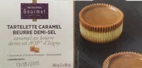 Jumlah gula yang masuk Tartelette Caramel Beurre Demi-Sel AOP d'Isigny