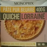 Zuckermenge drin Quiche Lorraine Pâte Pur Beurre