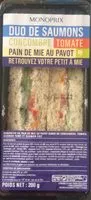 含糖量 au Pavot Garni de Concombre, Tomate, Saumon Fumé et Saumon Cuit