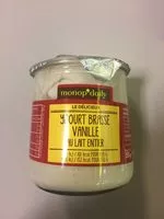 Amount of sugar in Yaourt brassé vanille