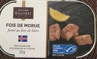 चीनी की मात्रा Foie de morue fumé