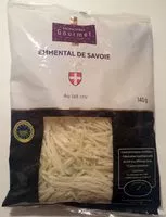 Sokerin määrä sisällä Emmental de savoie râpé