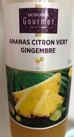 Cantidad de azúcar en Ananas Citron Vert Gingembre