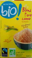 Jumlah gula yang masuk Sucre blond pur canne