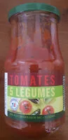 Cantidad de azúcar en Tomates 5 légumes