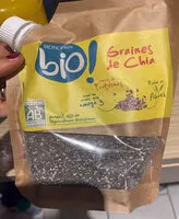 Suhkru kogus sees Graines de Chia