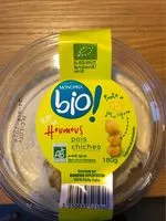 Jumlah gula yang masuk Houmous a l'huile d'olive vierge extra