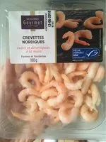 चीनी की मात्रा Crevettes nordiques